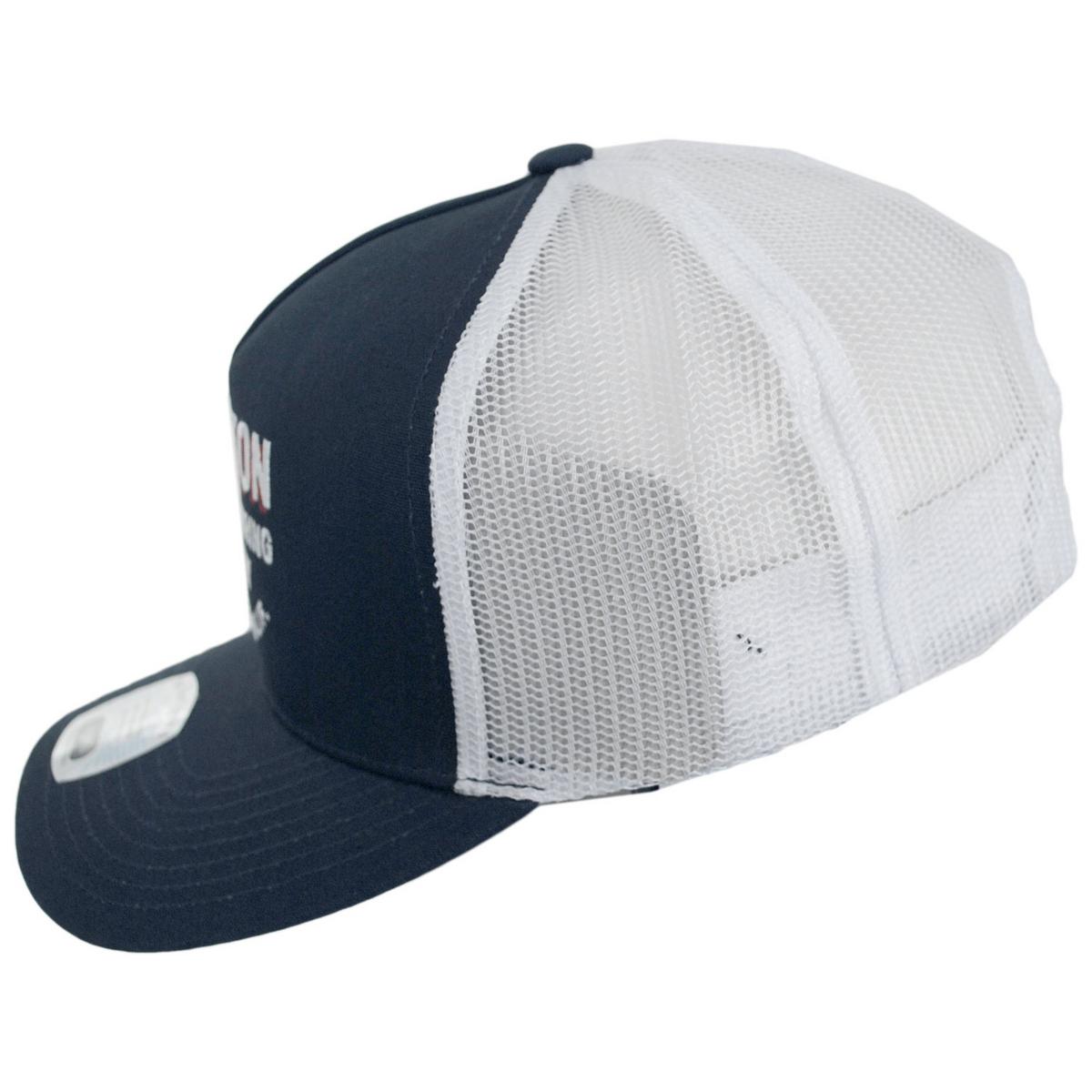 BRIXTON HATS | Redoubt MP NetPlus Mesh Snapback Trucker Baseball Cap | 201872 | profile | NAVY/WHITE/WHITE