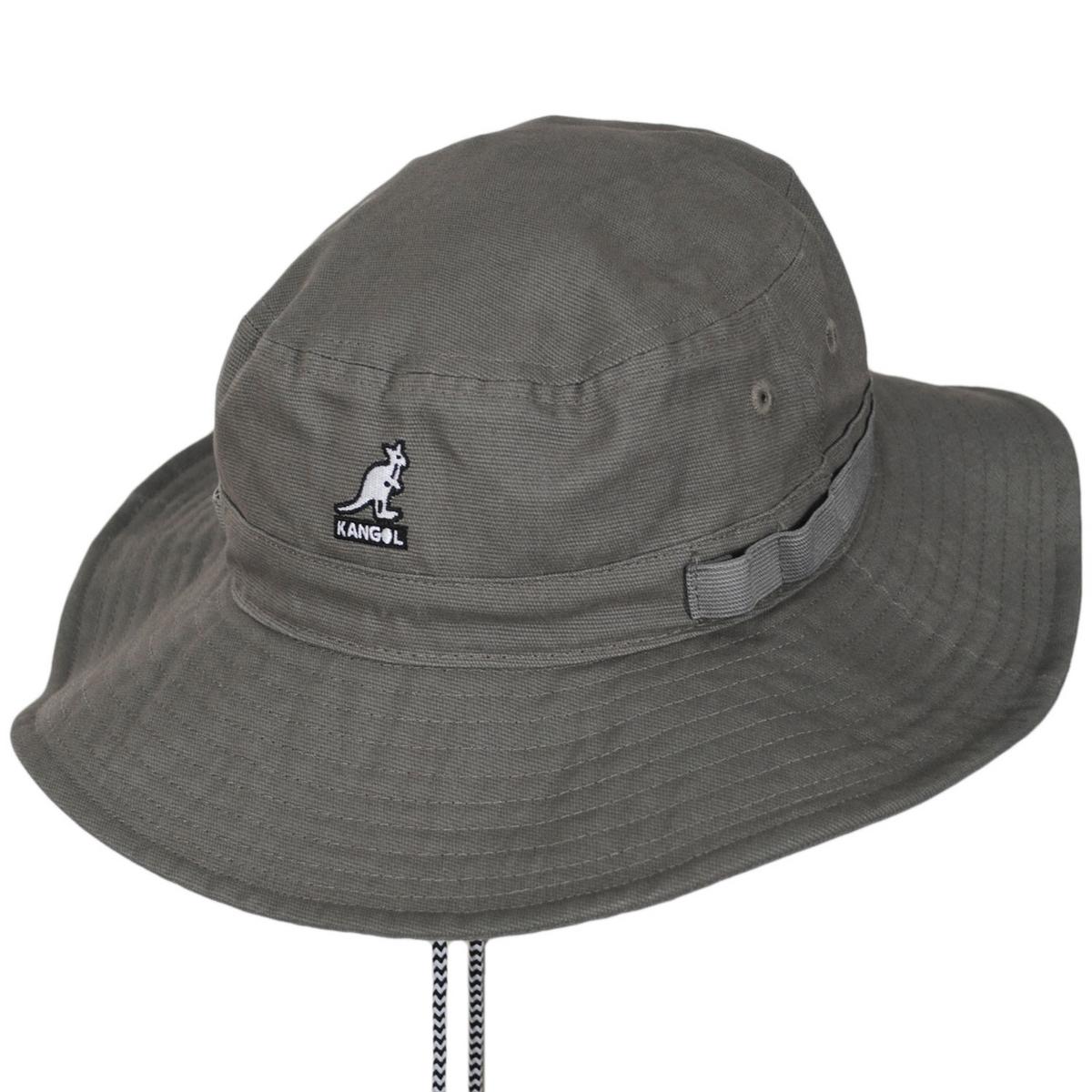 Kangol | Jungle Utility Cords Cotton Bucket Hat | 185779 | lead | WARM GREY