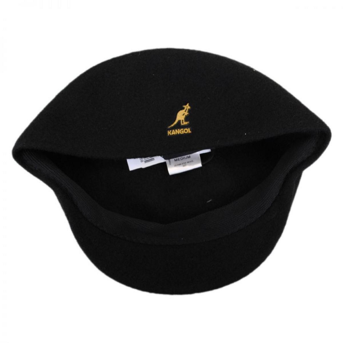Kangol | Seamless Wool 507 Ivy Cap | 160925 | under | BLACK/GOLD