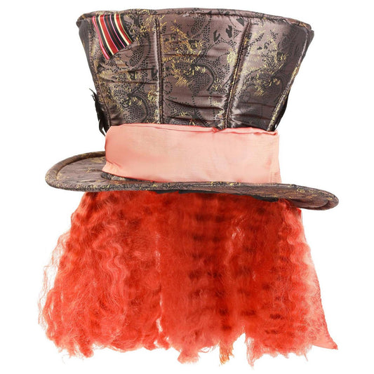 Disney | Alice in Wonderland Mad Hatter Top Hat with Hair | 190236 | front | MULTI