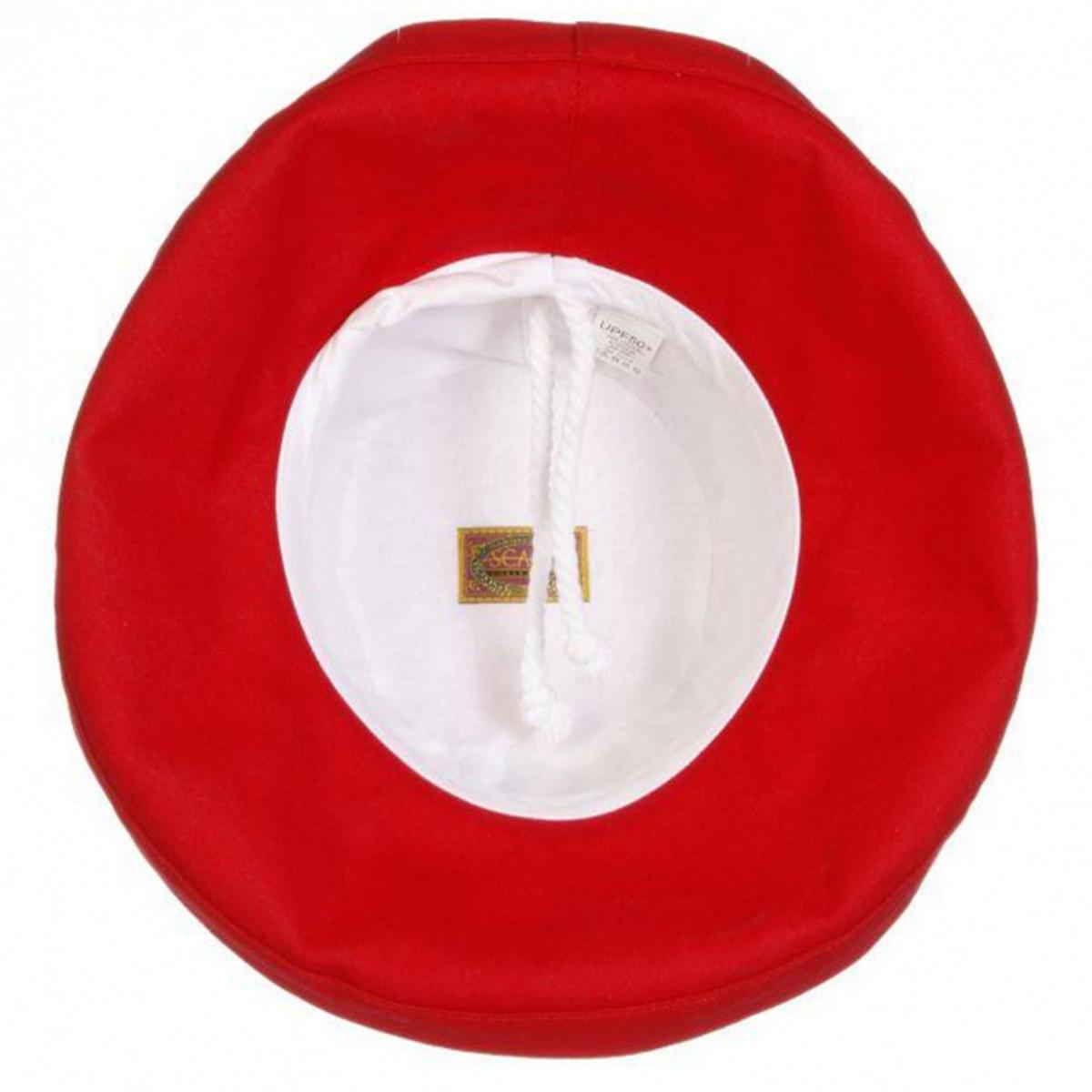 Scala | Lanikai Cotton Sun Hat | 106374 | under | RED