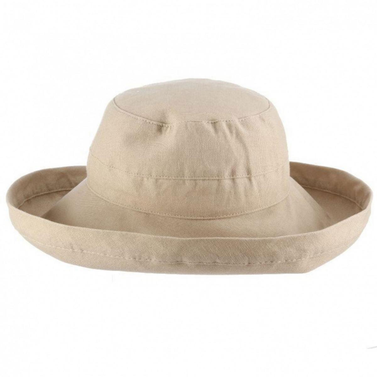 Scala | Lanikai Cotton Sun Hat | 106374 | profile | TAUPE
