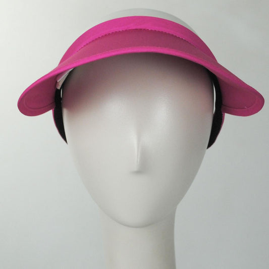 Cappelli | Maren Polyester Clip-On Visor | 195082 | front | FUCHSIA