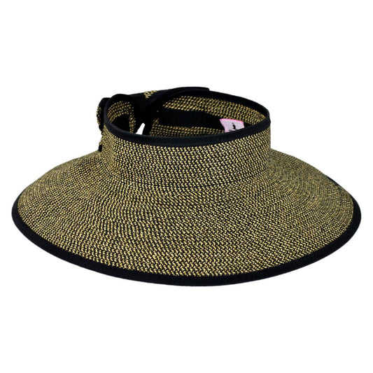 sur la tete | Wholesale Roll Toyo Straw Braid Visor B2B Pre-Pack