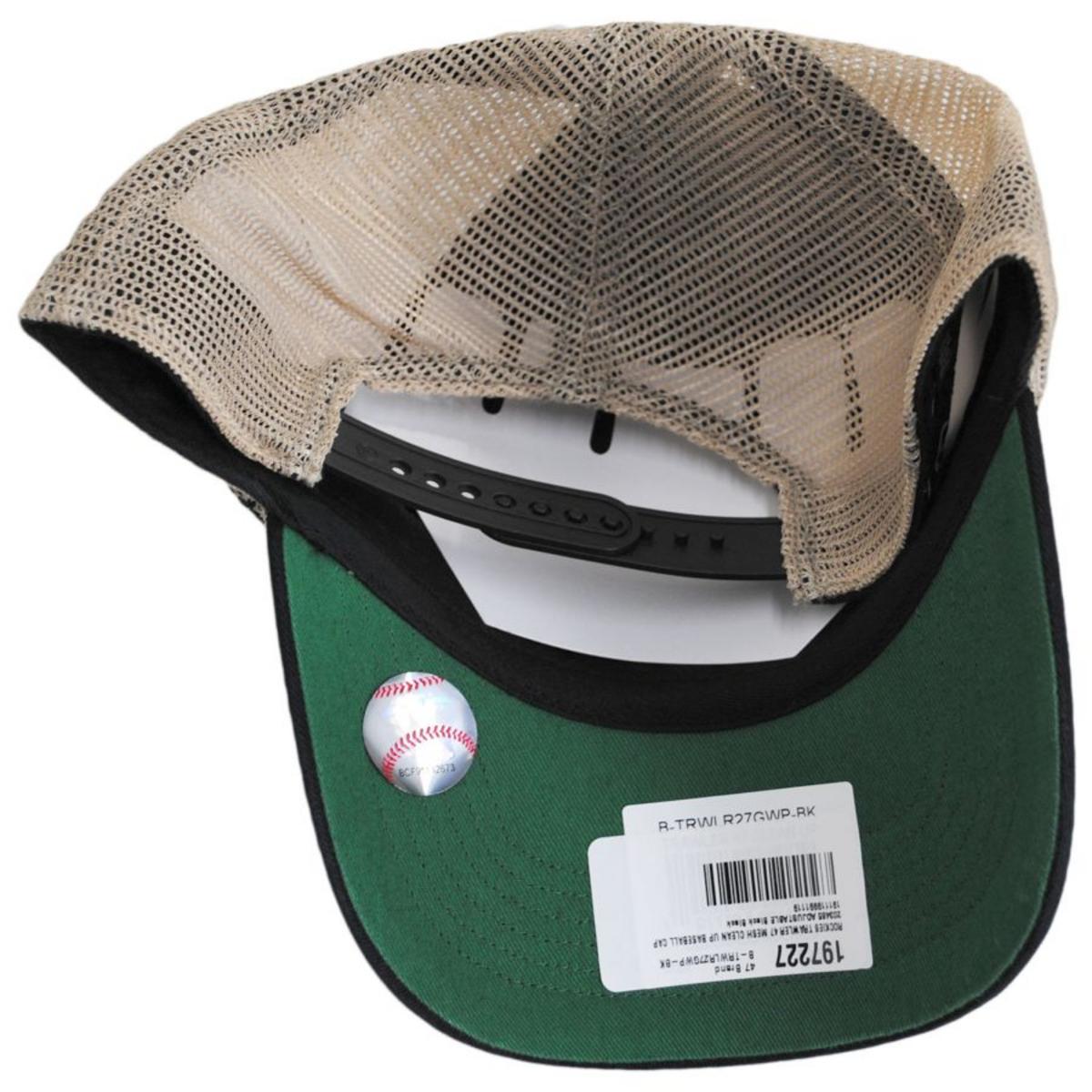47 Brand | Colorado Rockies Trawler 47 Mesh Clean Up Baseball Cap | 203465 | under | BLACK