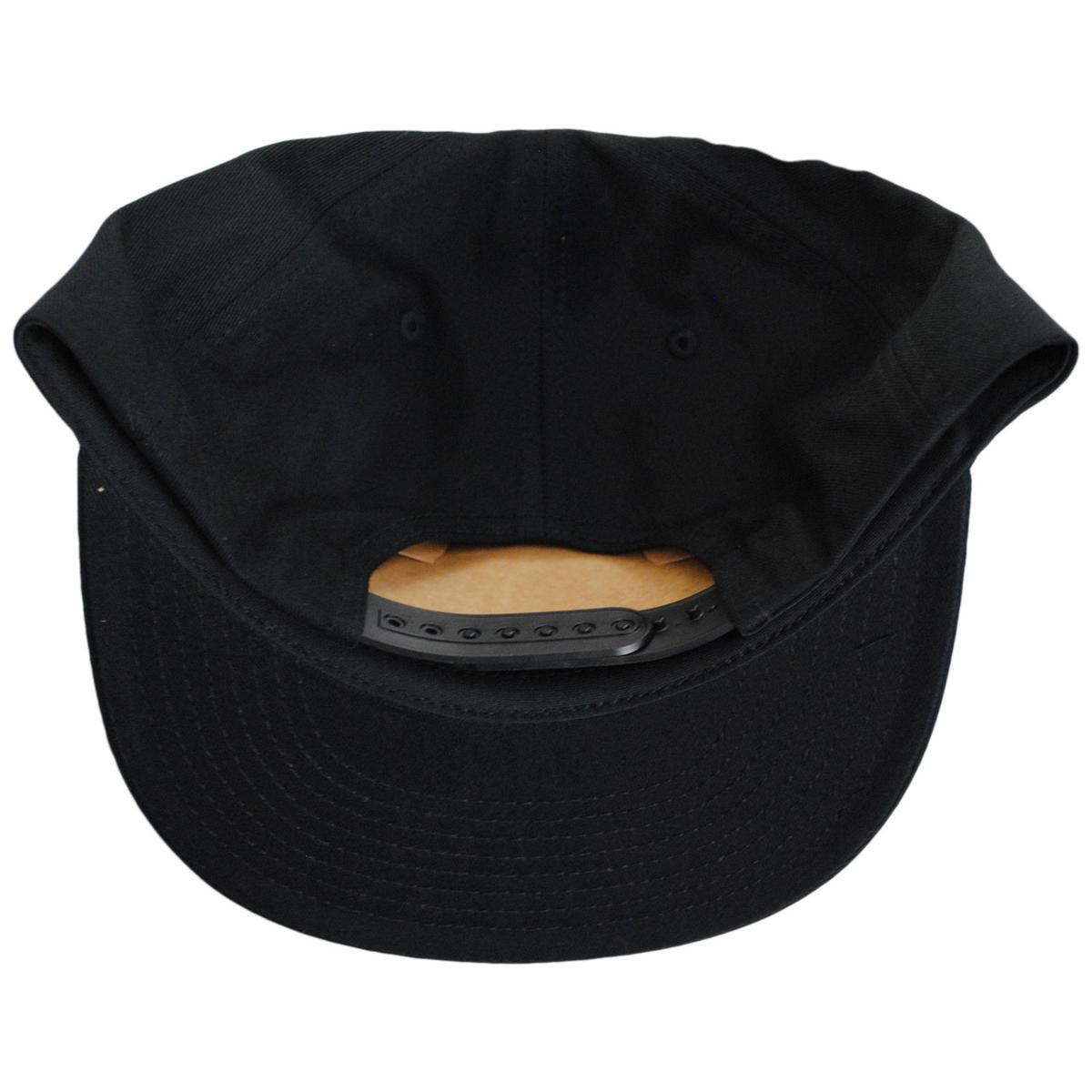 BRIXTON HATS | Hardee HP Snapback Baseball Cap | 201854 | under | BLACK