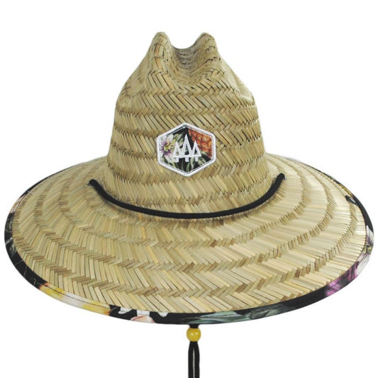 Hemlock Hat Co. | Nightcap Rush Straw Lifeguard Hat | 129593 | front | NATURAL
