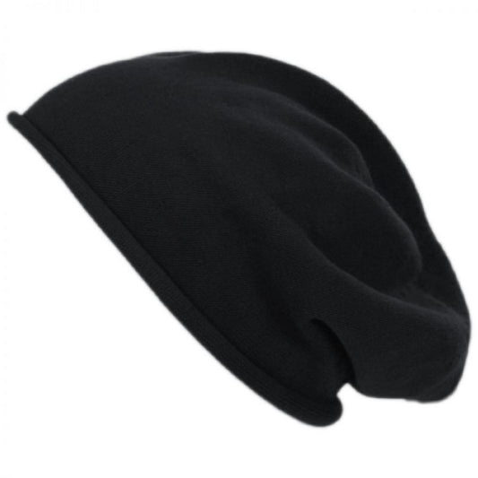 Parkhurst | Roller Cotton Beanie Hat | 500851 | front | BLACK