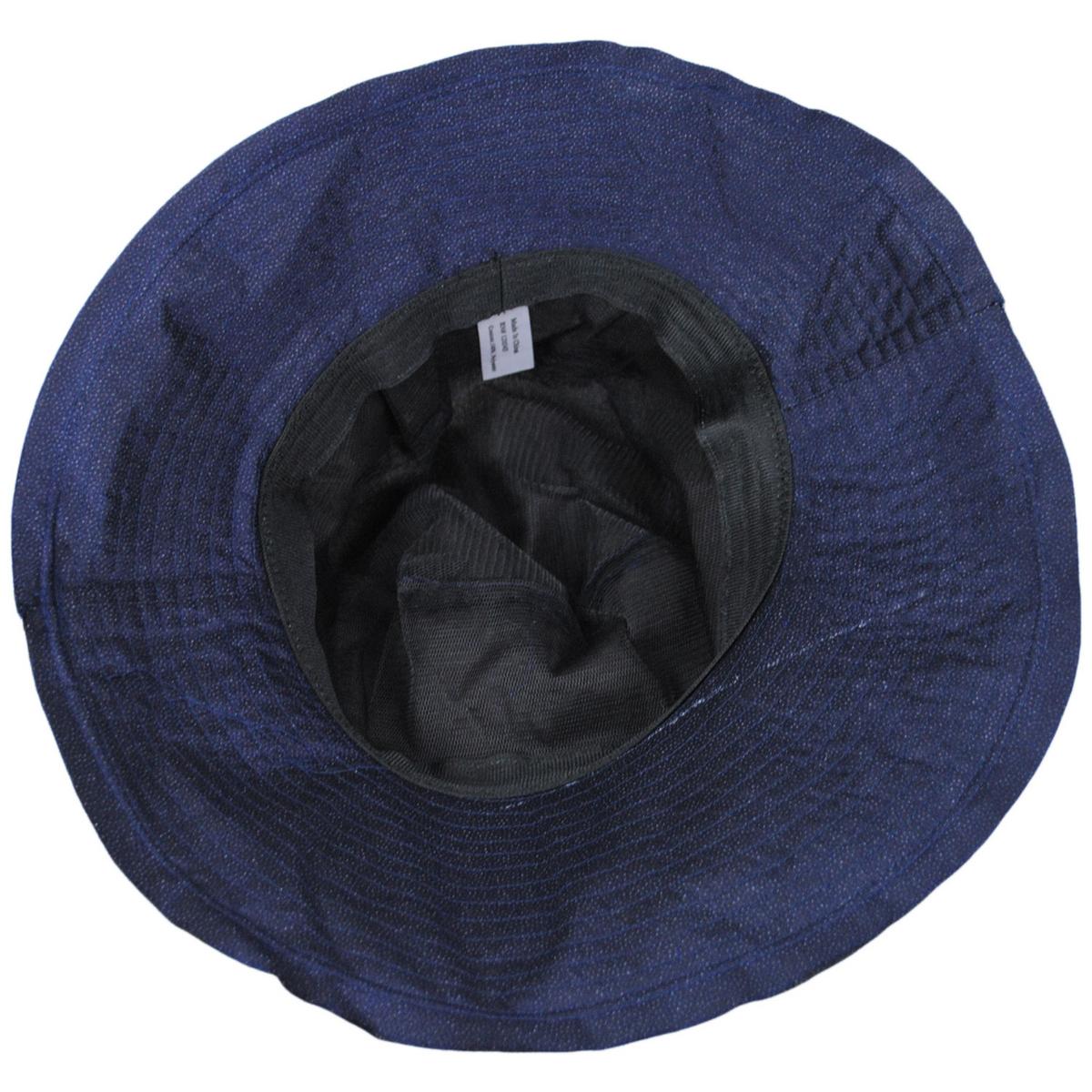 Jeanne Simmons | Romance Fabric Sun Hat | 106547 | under | NAVY