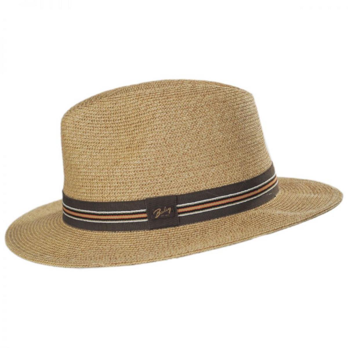 Bailey 1922 | Hester Toyo Straw Blend Fedora Hat | 127849 | profile | SAND