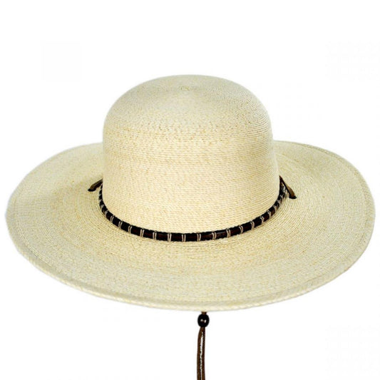 Stetson | Klondike Palm Straw Open Crown Western Hat | 127018 | front | NATURAL