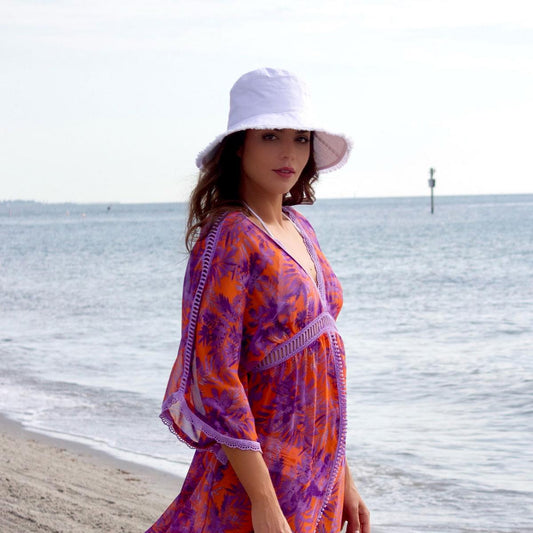 Physician Endorsed | Castaway Cotton Sun Hat | 108708 | lsfone | WHITE