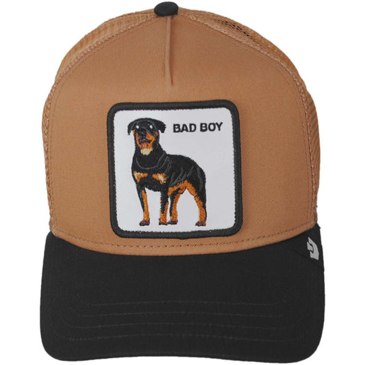 Goorin Bros | Rottie Mesh Trucker Snapback Baseball Cap | 200357 | front | HEAT/GROUND