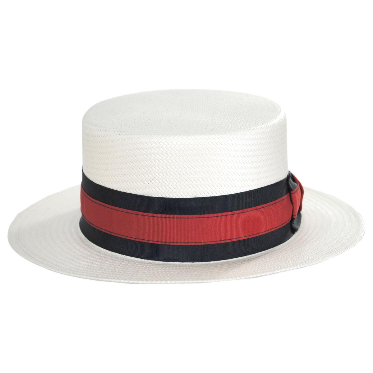 Stetson | Keeneland Shantung Straw Skimmer Hat | 127003 | front | NATURAL