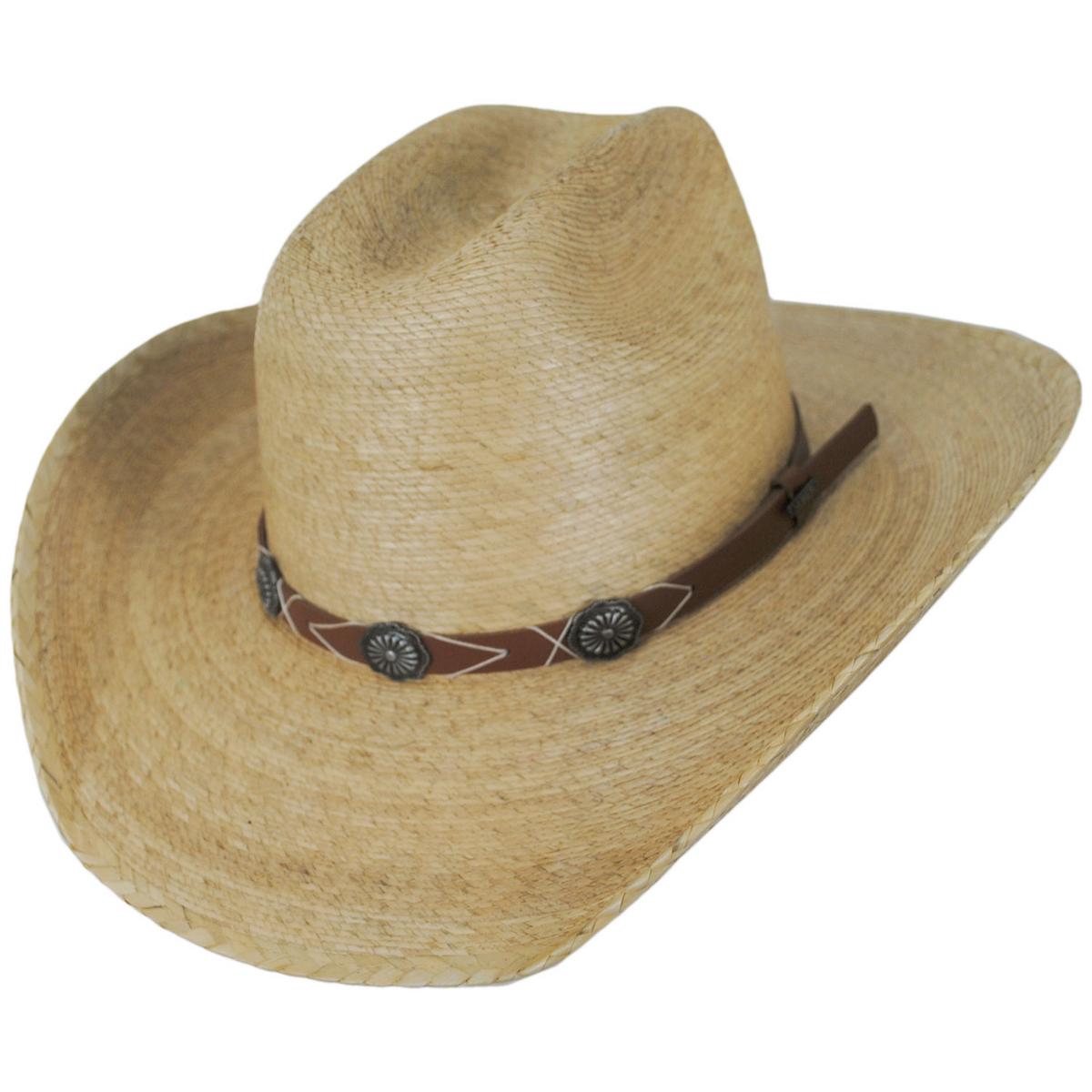 Cowhand Palm Leaf Straw Western Hat – Village Hat Shop