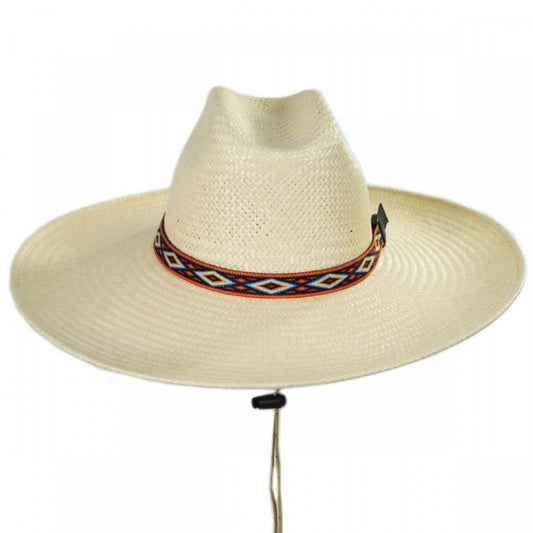Riverz by San Francisco Hat Company | Utah TechStraw Lifeguard Hat | 401603 | front | OFF WHITE