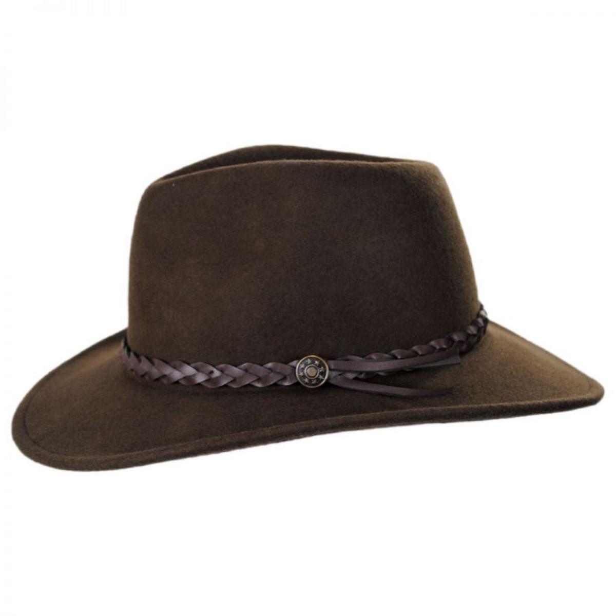 Eddy Bros | Cougar Packable Wool Felt Western Hat | 130153 | profile | SERPENT