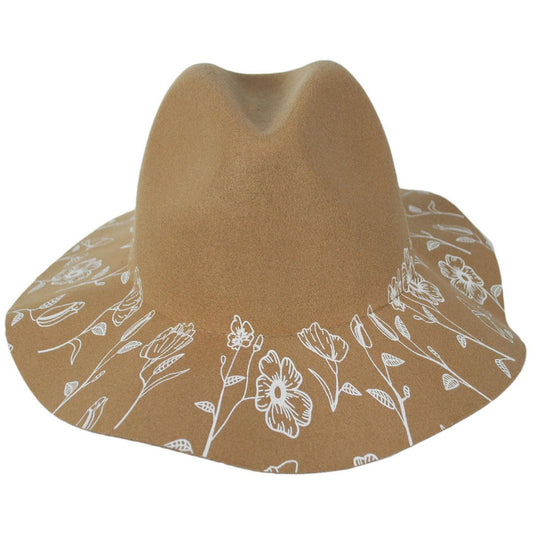 Scala | Layla ProvatoKnit Fedora Hat - FINAL SALE | 123499 | front | CAMEL