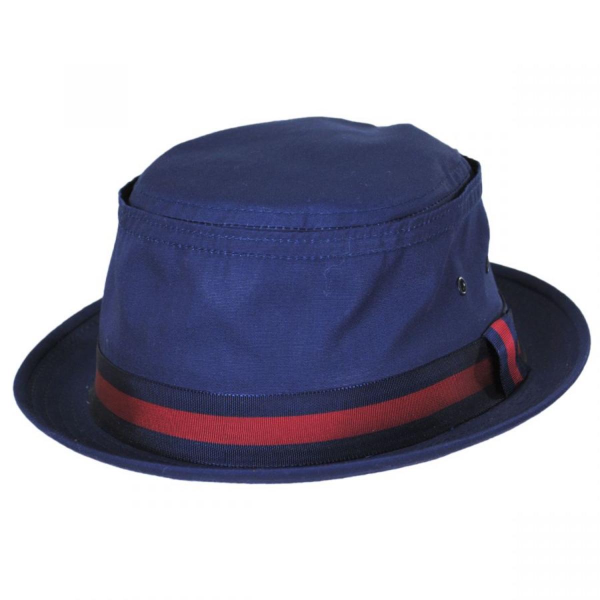 NEW YORK HAT CO | Fisherman Cotton Blend Bucket Hat | 187102 | lead | NAVY