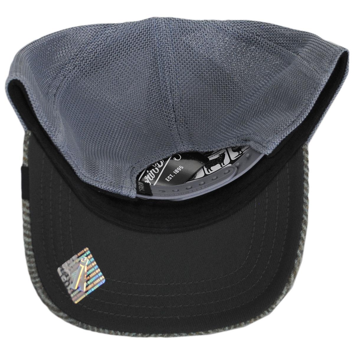 Goorin Bros | Owl British Plaid Mesh Trucker Snapback Baseball Cap | 200679 | under | SILVER