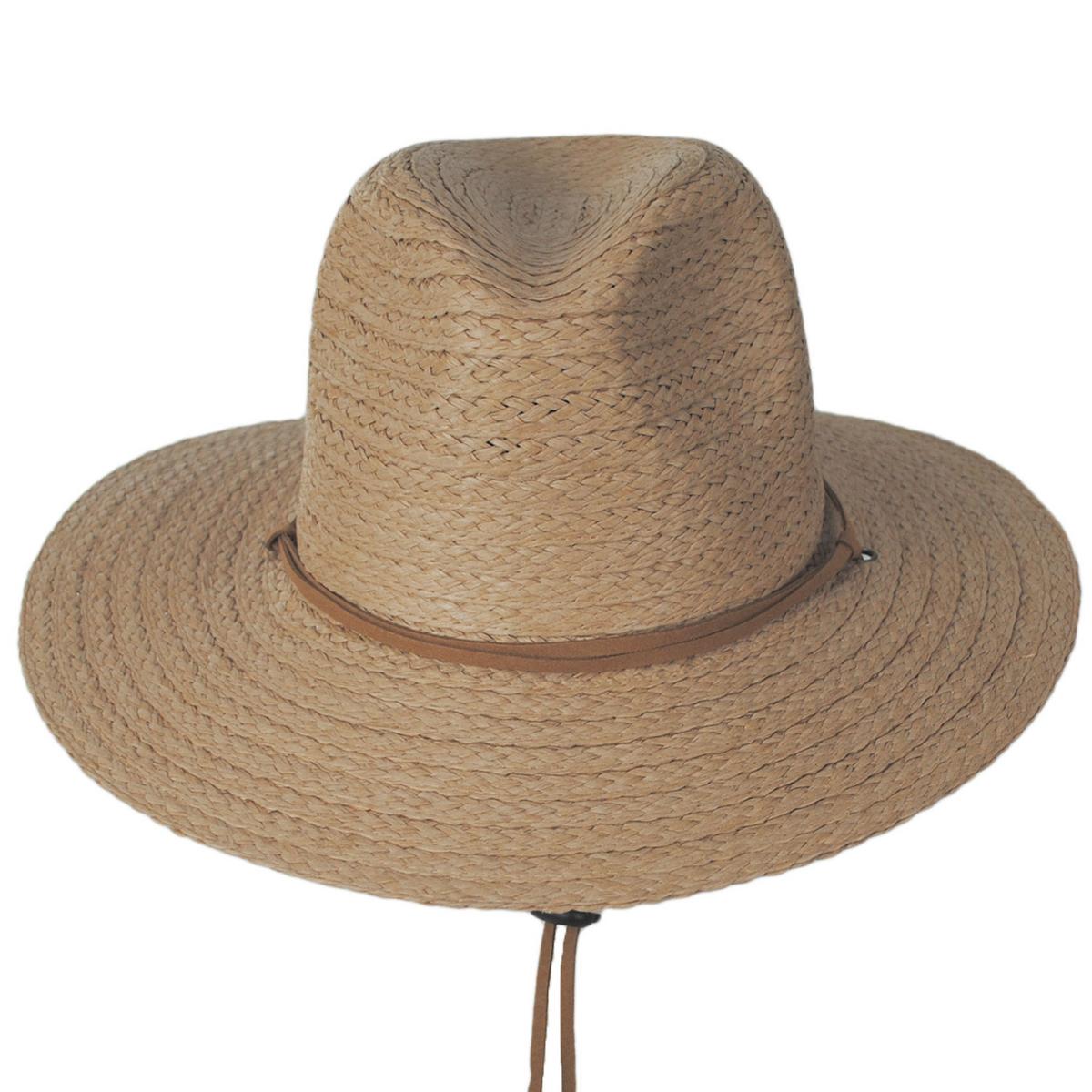 Panama Jack | Thredfin Toyo Straw Aussie Hat | 102015 | front | TEA
