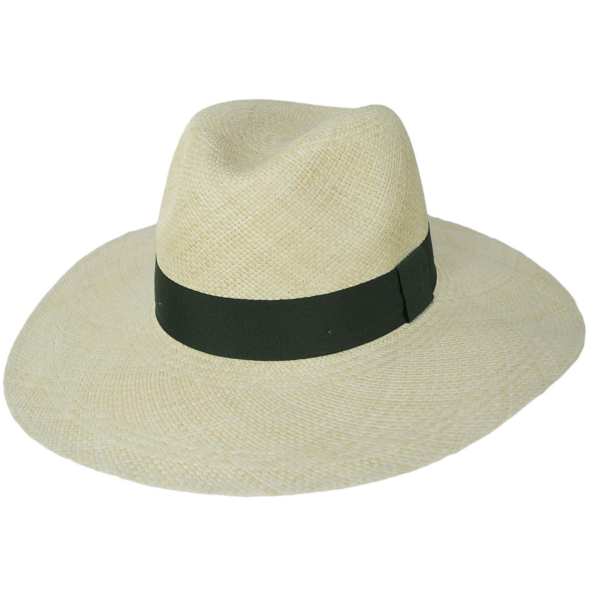 3 Regions Trade Co. | Ranchero Brisa Grade 4-5 Panama Straw Fedora Hat | 128750 | lead | NATURAL/OLIVE
