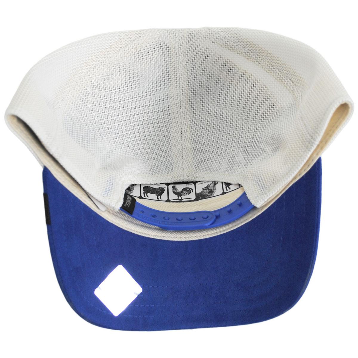 Goorin Bros | Snow Bird Micro Suede Mesh Trucker Snapback Baseball Cap | 200664 | under | BLUE