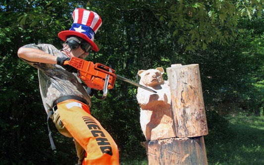 Elope | Giant Uncle Sam Top Hat | 190424 | front | RED/WHITE/BLUE