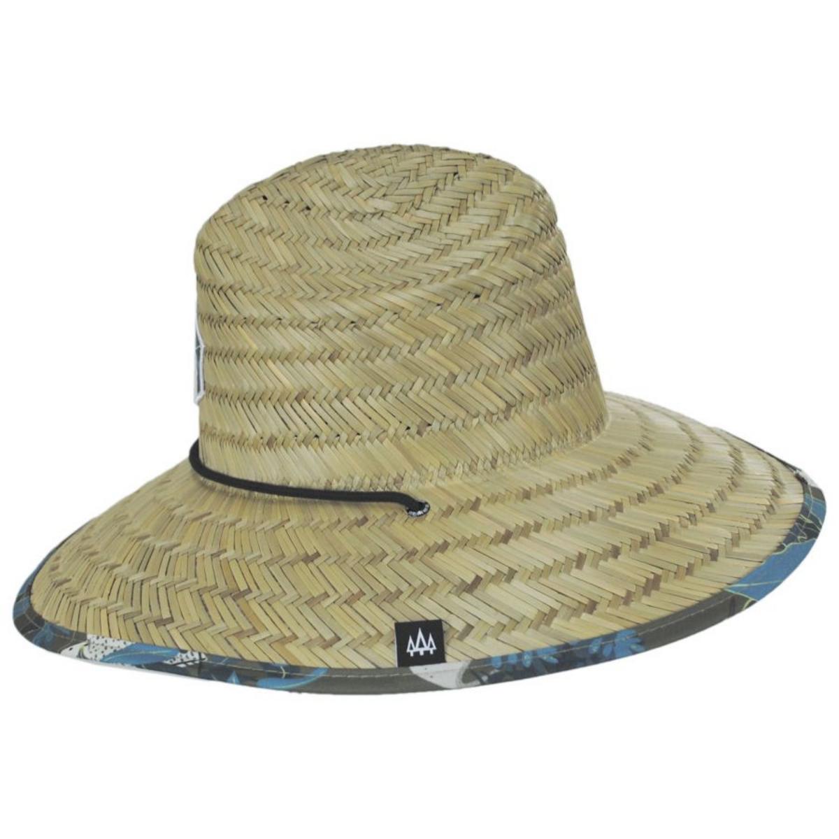 Hemlock Hat Co. | Sprout Straw Lifeguard Hat | 129564 | profile | TAN