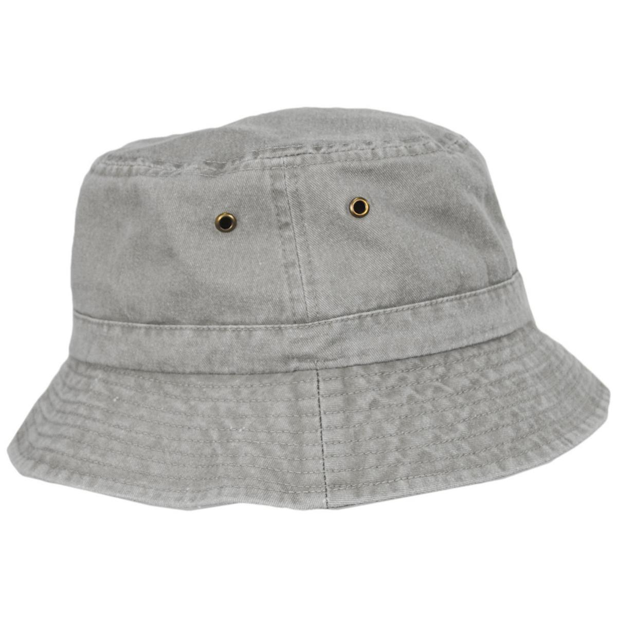 Village Hat Shop | VHS Cotton Bucket Hat | 186605 | profile | GREY