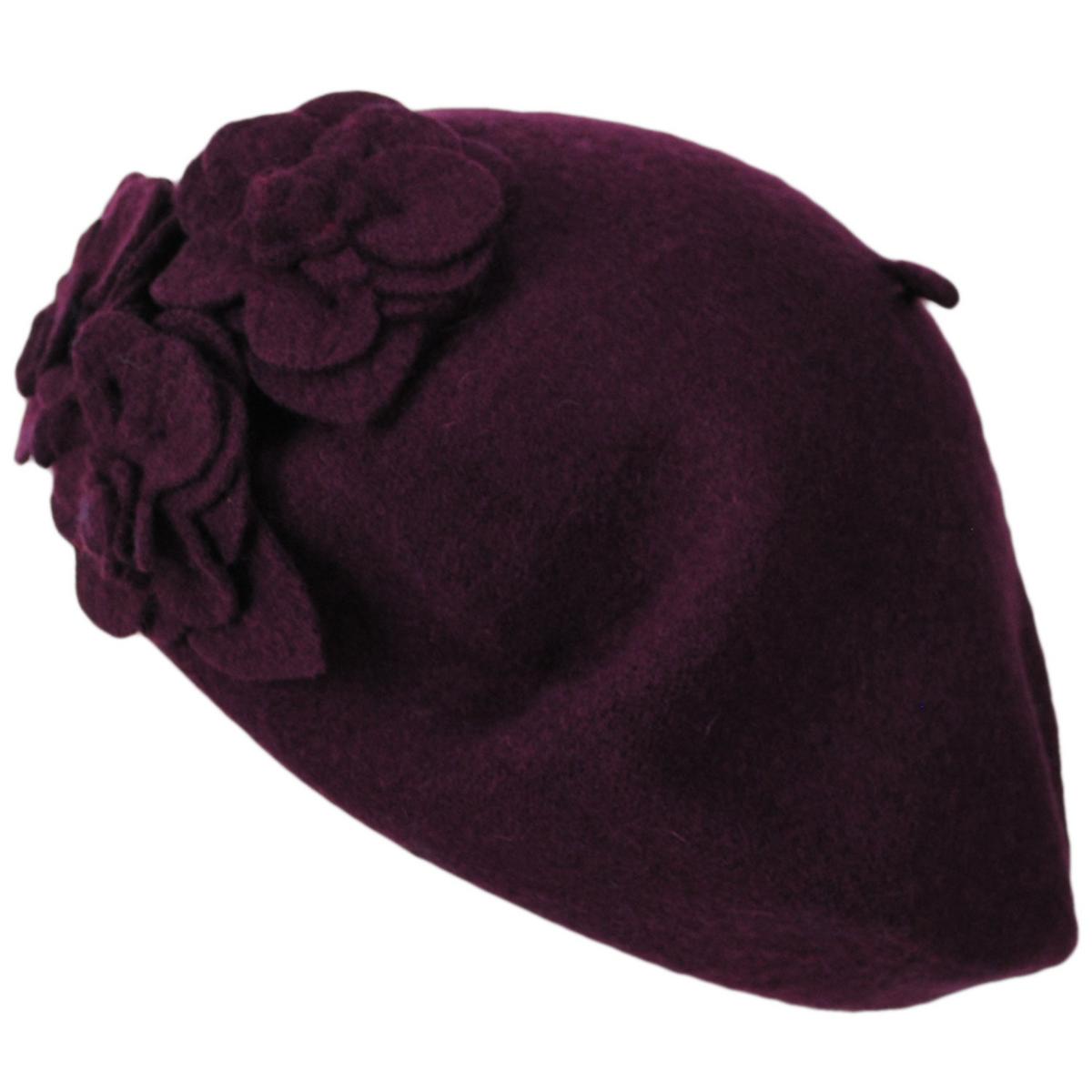 San Diego Hat Company | Fleur Wool Beret