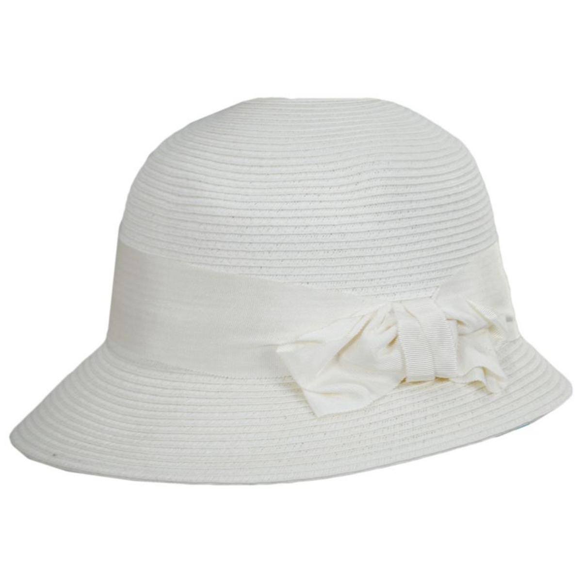 Physician Endorsed | Spectator Toyo Straw Blend Cloche Hat | 102776 | profile | WHITE