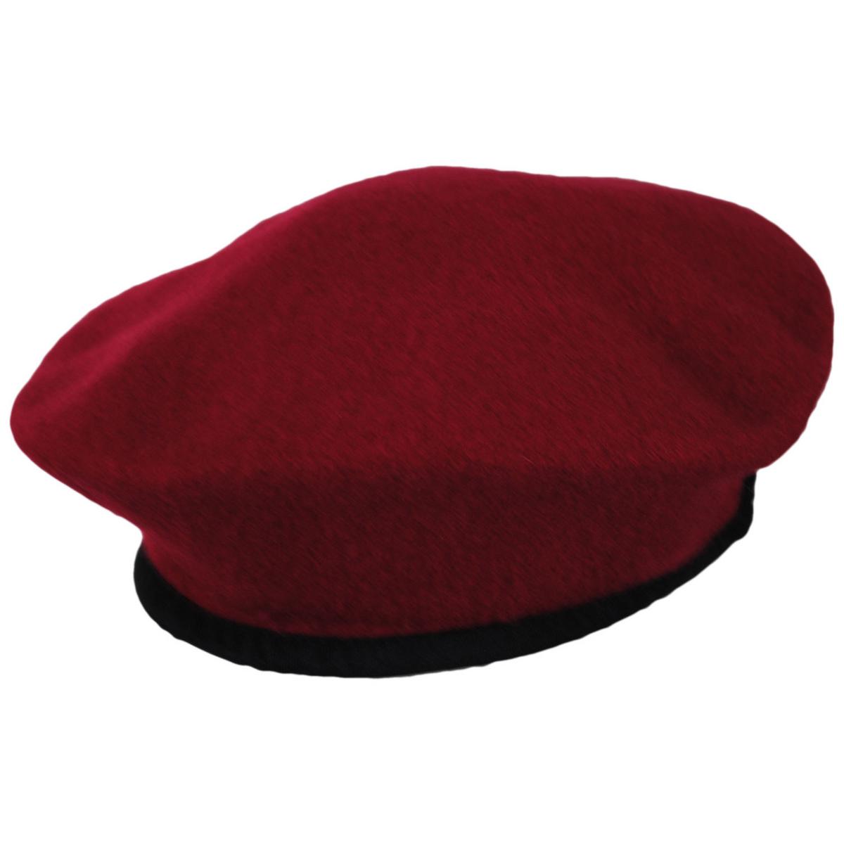Village Hat Shop | Wool Military Beret | 152540 | lead | RED