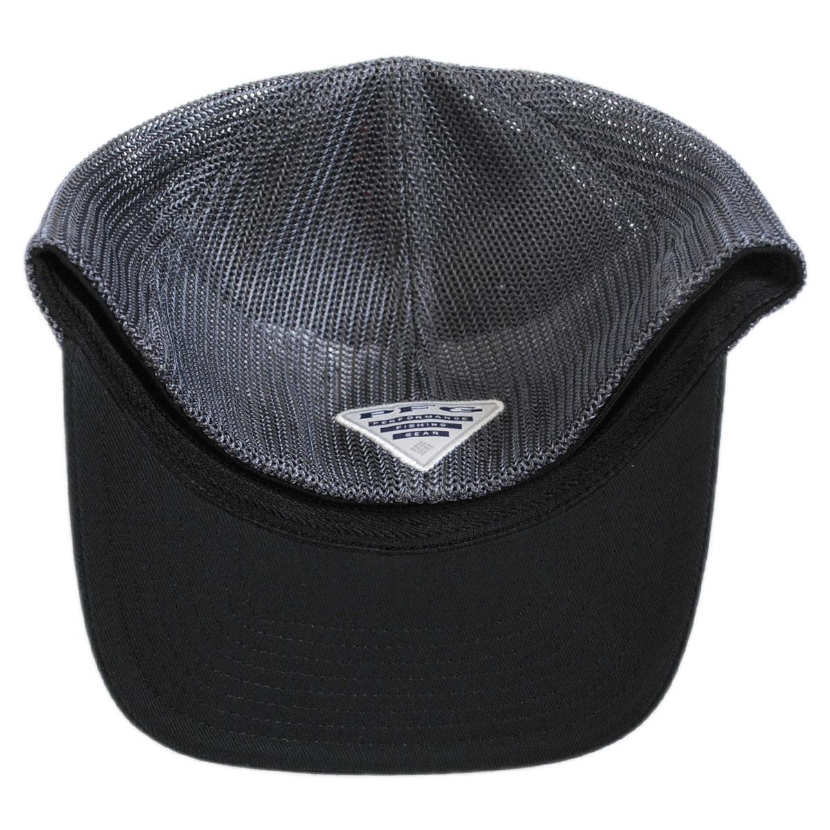 Columbia Sportswear | PFG Fish Flag Mesh Flexfit Fitted Baseball Cap | 400143 | under | BLACK/GRAPHITE