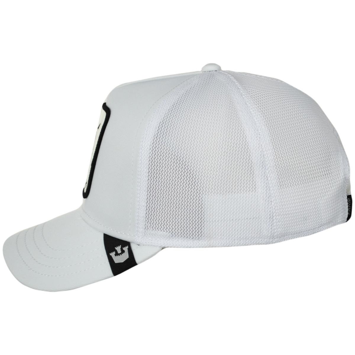 Goorin Bros | Platinum Rage Mesh Trucker Snapback Baseball Cap | 200647 | profile | WHITE