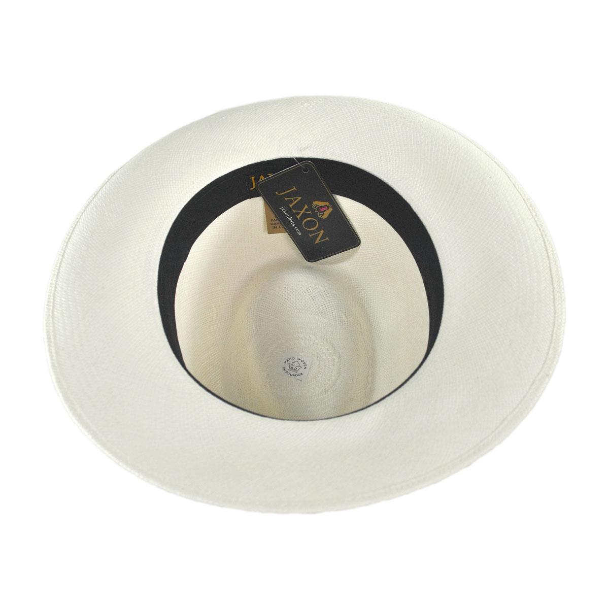 Jaxon Hats | Wholesale Novo Grade 8 Panama Straw Fedora Hat B2B Pre-Pack | B2B127120 | under | BLEACH