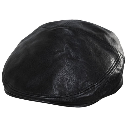 Bailey 1922 | Reffell Leather Ivy Cap | 167212 | lead | BLACK