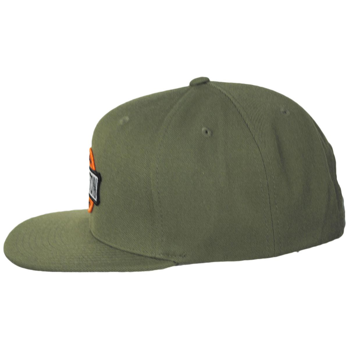BRIXTON HATS | Wendall Wool Blend MP Snapback Baseball Cap | 201834 | profile | OLIVE SURPLUS
