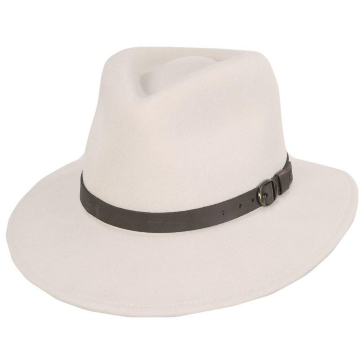 Bailey 1922 | Briar Wool LiteFelt Fedora Hat | 130035 | lead | BLEACH