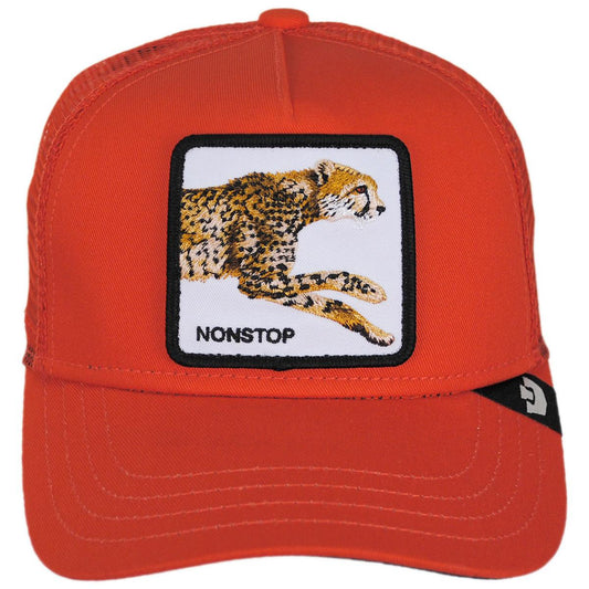 Goorin Bros | Kid's Cheetah Mesh Trucker Snapback Baseball Cap | 508938 | front | BLAZE
