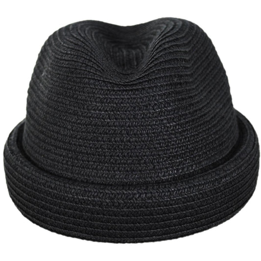 Bailey 1922 | Mitter Toyo Straw Cossack Hat | 504001 | front | BLACK