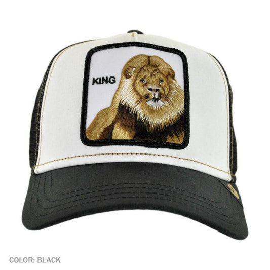 Goorin Bros | King Mesh Trucker Snapback Baseball Cap | 200419 | front | DUST/VOID