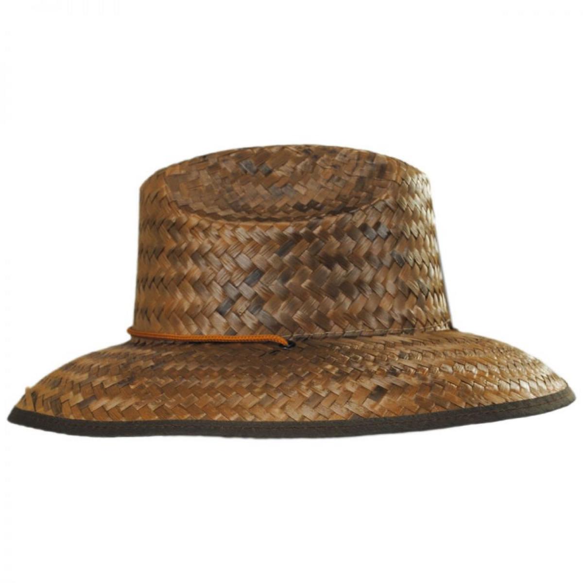 Scala | Kid's Costa Brava Palm Straw Lifeguard Hat | 505013 | profile | COCOA