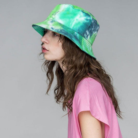 Kangol | Tie Dye Cotton Bucket Hat - Ocean | 185791SS23 | lsfone | OCEAN