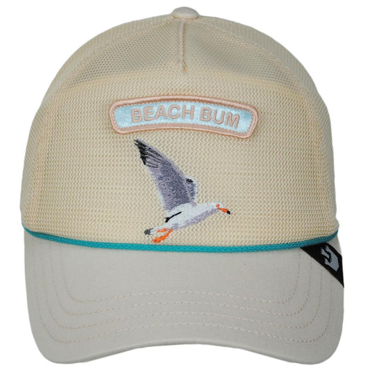 Goorin Bros | Beach Bum Mesh Trucker Snapback Baseball Cap | 200712 | front | SAND