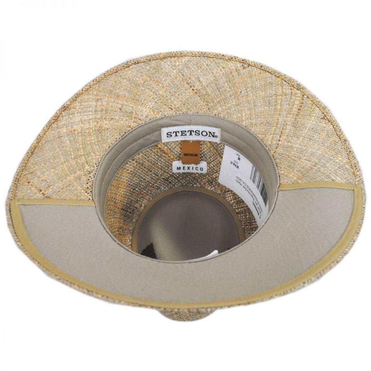 Stetson | Alder Seagrass Straw Outback Hat | 126952 | under | WHEAT
