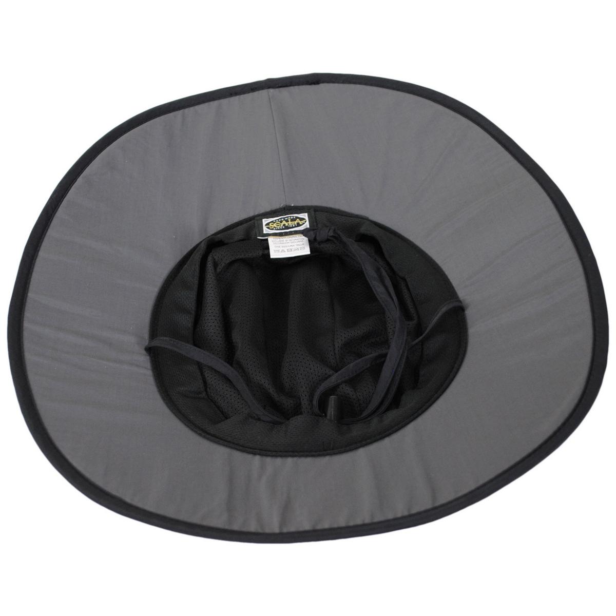 Scala | Floreniza Nylon Camper Hat | 106406 | under | BLACK