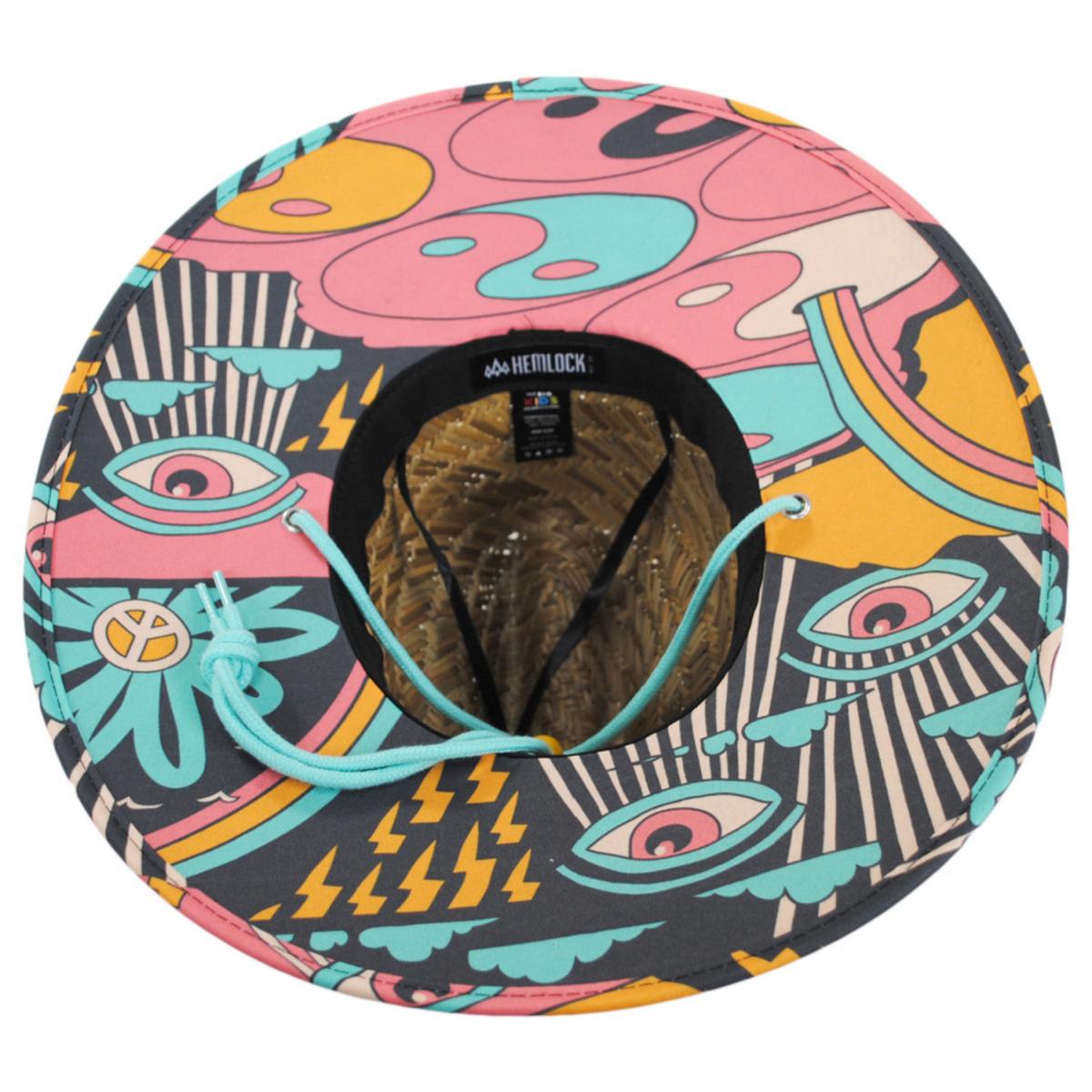 Hemlock Hat Co. | Youth Lucy Rush Straw Lifeguard Hat | 505919 | under | NATURAL