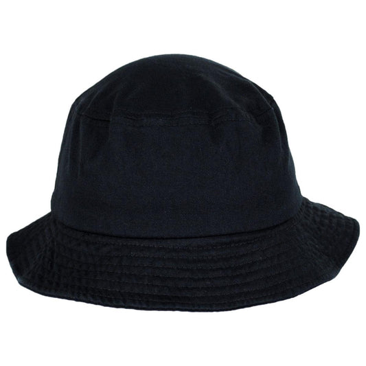 Village Hat Shop | Wholesale Cotton Twill Bucket Hat B2B Pre-Pack | B2B186604 | front | BLACK