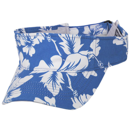 Dorfman Pacific | Maui Cotton Sport Visor | 195039 | lead | BLUE